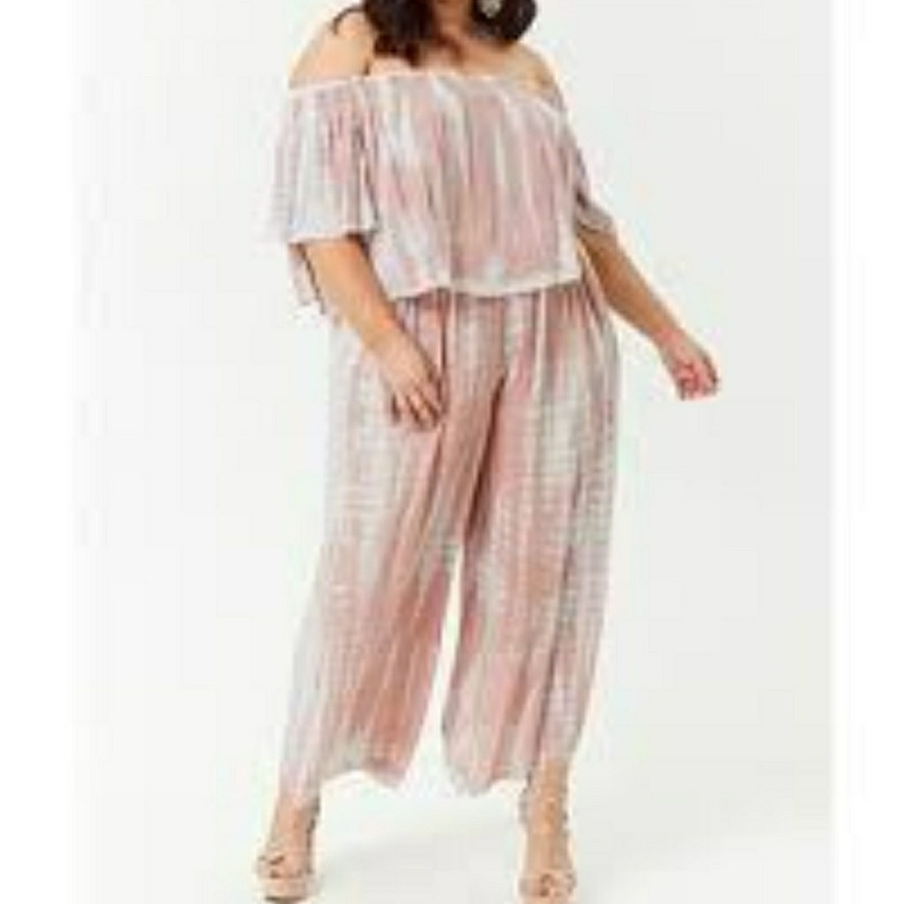 Plus size 2 piece tie dye set